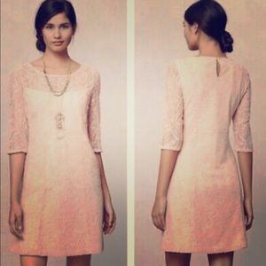 MAEVE LEFKARA x Anthropologie Lace Pink Dress